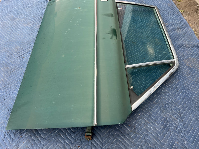 1967-1974 Volvo 140 142 Coupe Front Passenger Right Door Panel Green OEM #4856EM