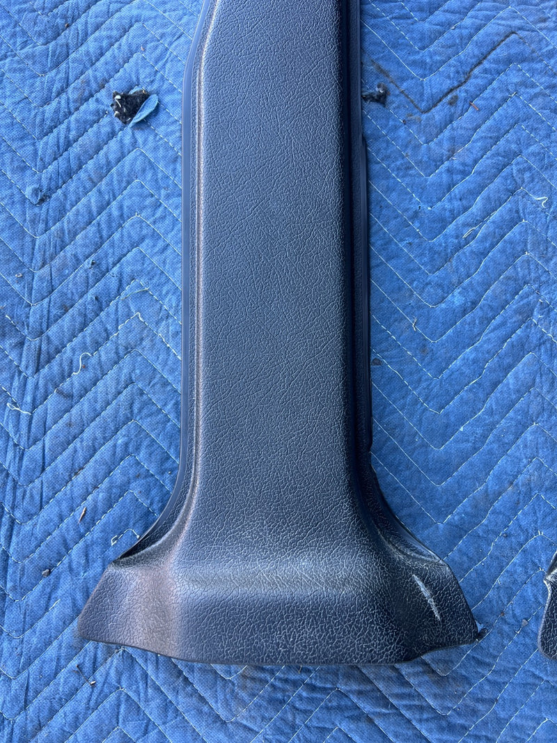 1986-1993 Volvo 240 244 Sedan Left & Right B Pillar Trim Pair 1225995 OE #4376EM