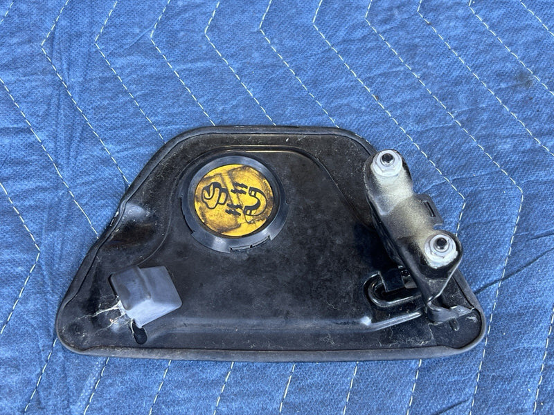 1998-2003 Jaguar XJR XJ8 X308 Gas Fuel Door Lid Cover Black OEM #4634E