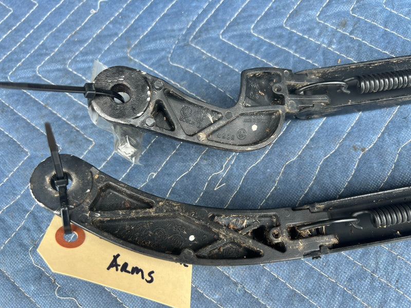 2005-2011 Audi A6 Left + Right Windshield Wiper Arm Pair 4F1 955 407 B OEM #48ZJ