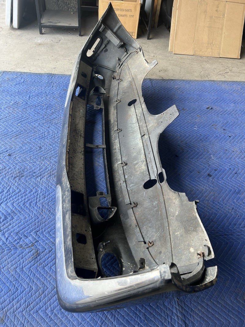 1998-2003 Jaguar XJR XJ8 X308 Front Bumper Cover Black w/Chrome Trim OEM #4801E
