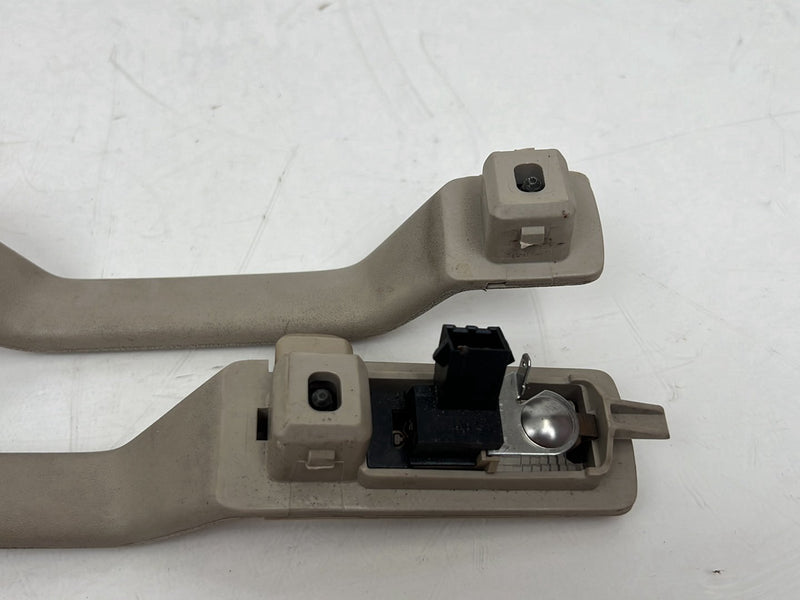 1993-1997 Volvo 850 Overhead Grab Handle Set of 4 w/ Lights Beige OEM