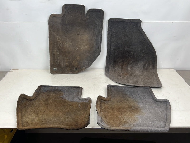 1993-1997 Volvo 850 Front & Rear Carpet Floor Mat Set of 4 Gray OEM