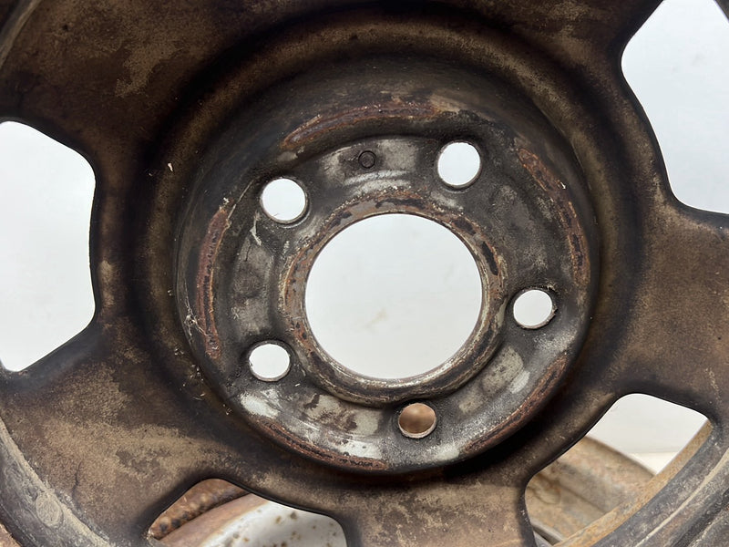 1975-1980 Volvo 244 240 14" Steel Wheel Rim Set of 4 5.5Jx14x20 OEM #5404EM
