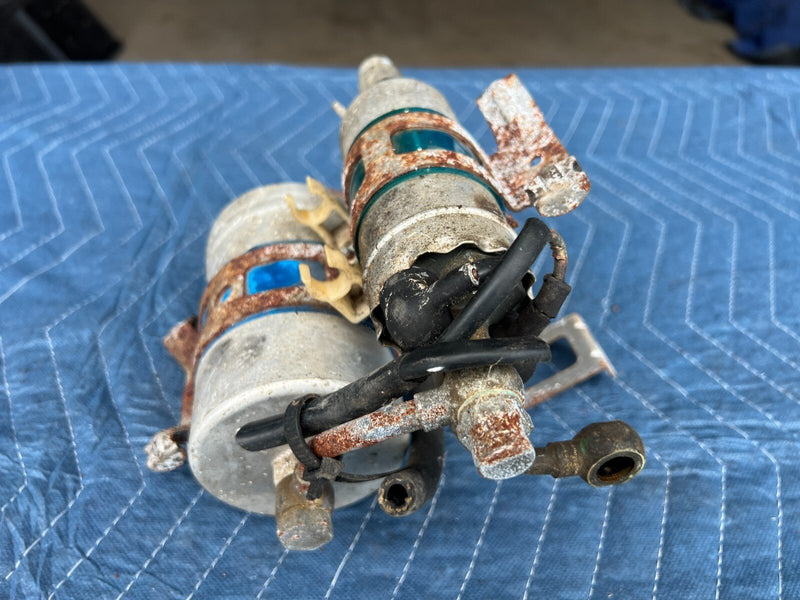 1983-1985 Porsche 944 Fuel Pump & Fuel Filter Mount Bracket Assembly OEM #2537EM
