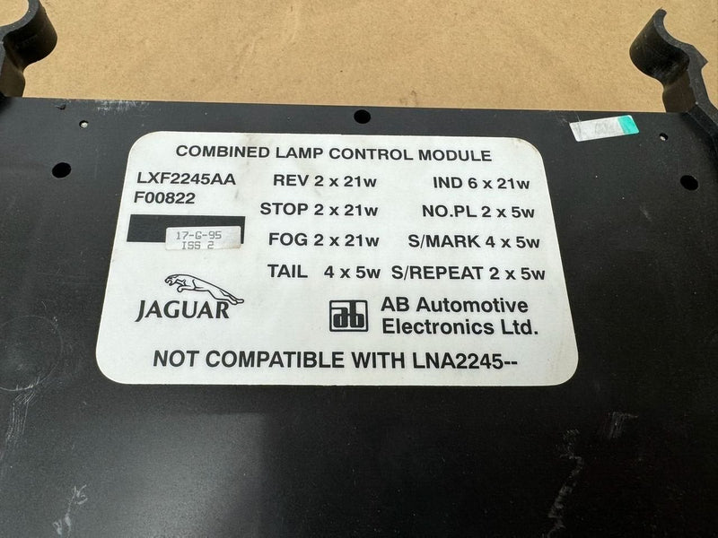 1995-1997 Jaguar XJ6 Combined Lamp Control Module LXF2245AA oem #1103CNJ