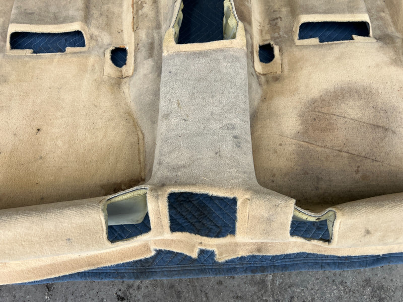 1998-2003 Mercedes W210 E320 Wagon Molded Carpet Full Set Tan OEM #4738EM