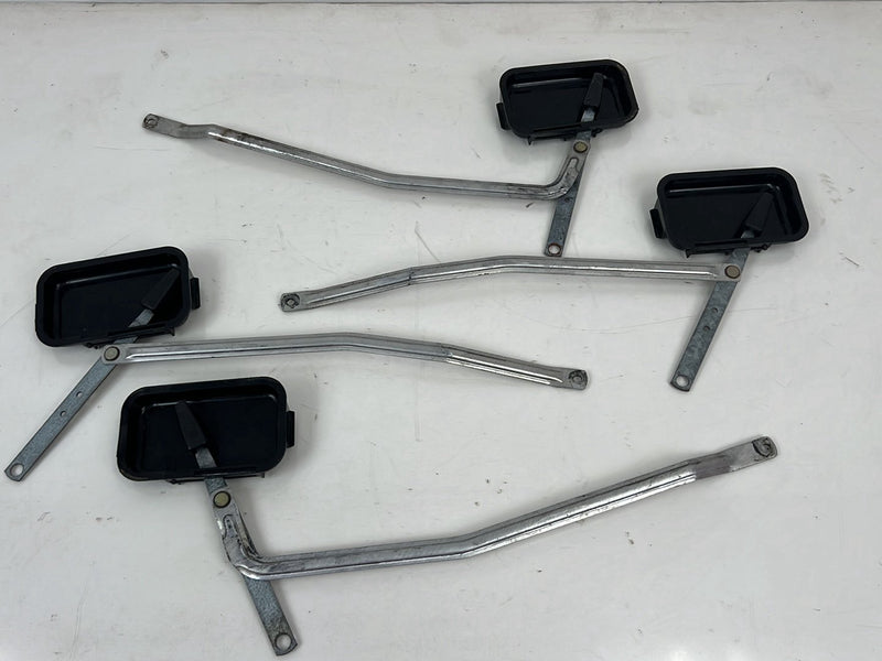 1986-1993 Volvo 240 244 Door Handle Interior Linkage Set of 4 OEM #5569EM