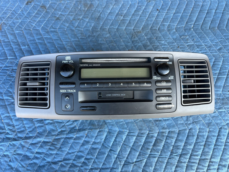 2003-2008 Toyota Corolla Dash Head Unit Radio Stereo CD Player OEM #3307EM