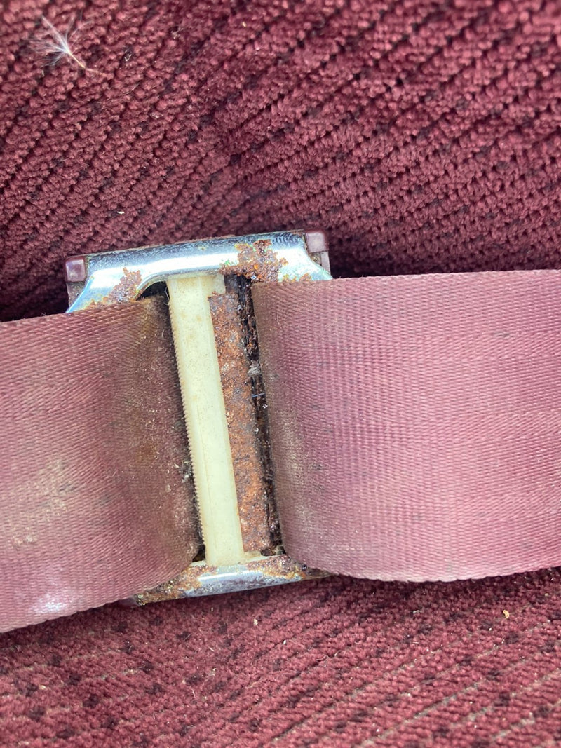 1995-1998 Chevy Silverado GMT800 Red 60/40 Seat Front Pair Cloth OEM #4392M