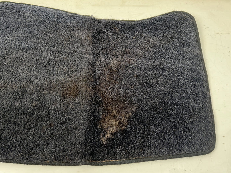 1975-1980 Volvo 244 240 Dark Blue Floor Mat Set of 3 Carpet OEM #5394EM