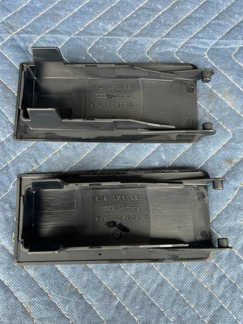 2005-2011 Audi A6 RH & LH Floor Wiring Harness Cover Trim 4F0971981 OEM #3372EM