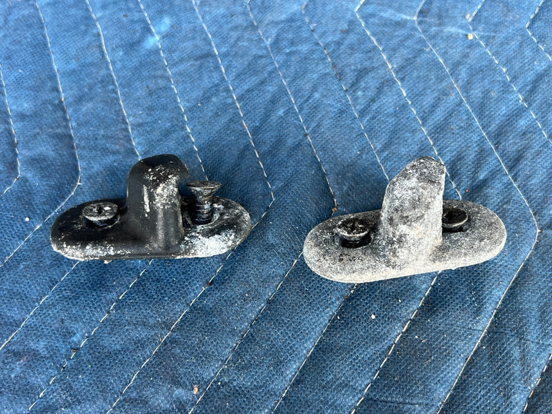 1983-1985 Porsche 944 Right & Left Cargo Hook Tie Down Pair OEM #2447EM