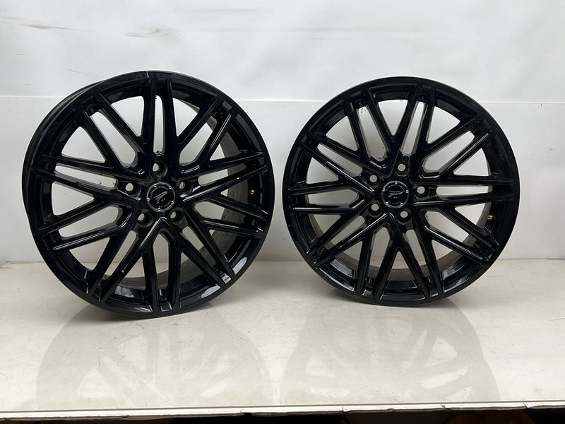 2004-2007 Volvo S60R V70 Platinum by Ultra 17x8" Wheel Pair Gloss Black OEM #5829EM