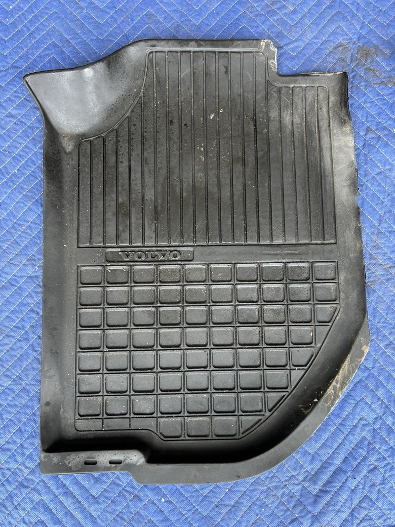 1993-1997 Volvo 850 850R Charcoal All Weather Rubber Floor Mat Pair OEM #4428E
