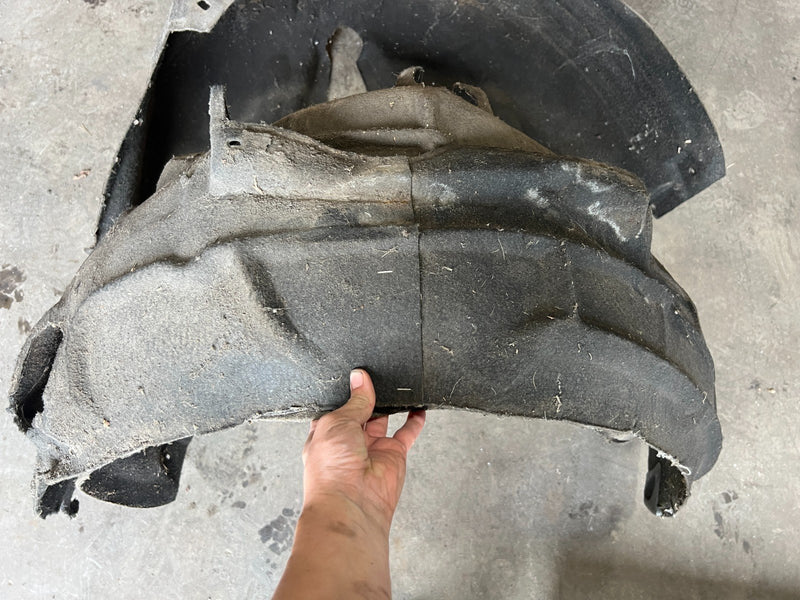 2005-2011 Audi A6 Sedan Front Rear LH RH Cloth Wheel Well Liner Set OEM #3546EM