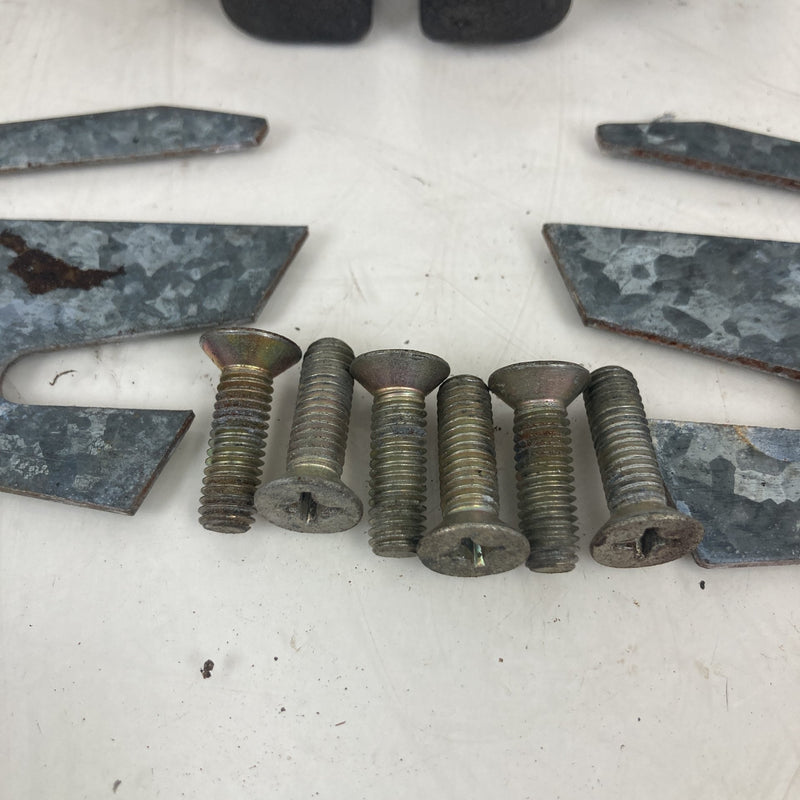1981-1985 Volvo 240 245 Rear Seat Striker Set w/ Hardware OEM