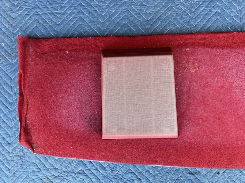 1980-1985 Cadillac Seville Rear Parcel Hat Shelf Red Interior OEM #3410M