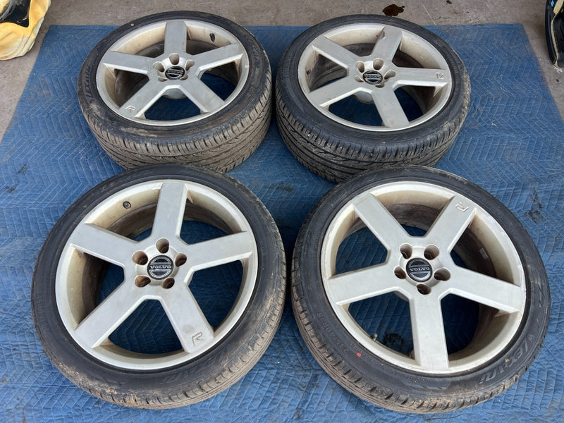 2005-2007 Volvo S60R V70R 18" x 8J Wheel & Tire Set of 4 30647397 OEM #2858EM