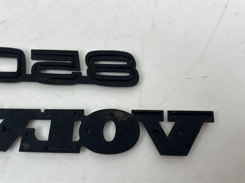 1993-1997 Volvo 850 Rear Hatch Emblem Badge Logo Set OEM