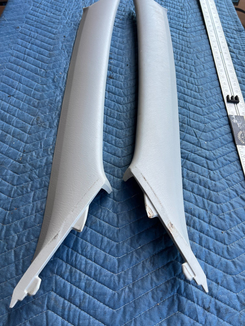 2003-2008 Toyota Corolla Right & Left A Pillar Trim Pair Gray OEM #3351EM