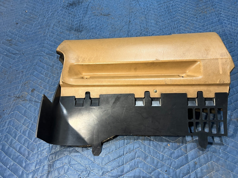 1986-1995 Mercedes 300D W124 Tan Right RH Lower Dash Trim Kick Panel OEM #2802EM