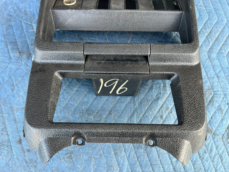 1986-1993 Volvo 240 244 245 Center Dash Trim Radio Surround Black OEM #4379EM