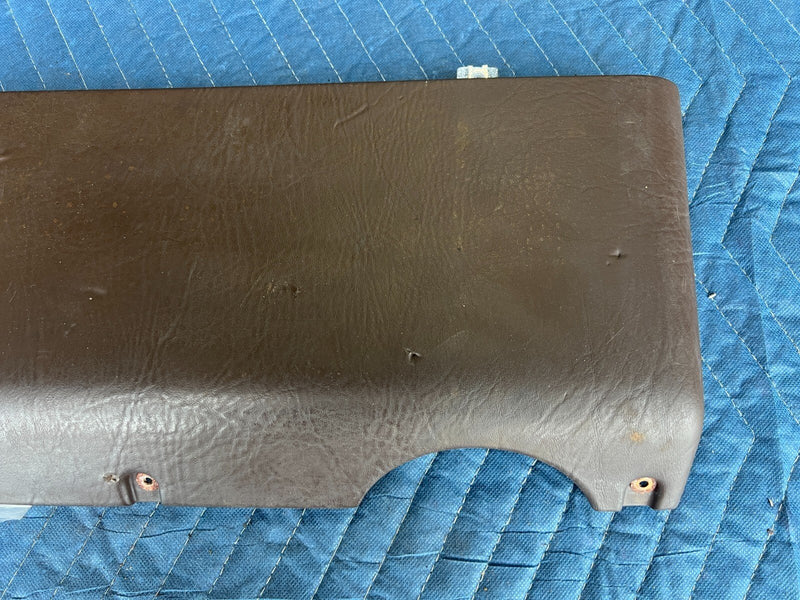 1983-1985 Porsche 944 Brown Right Dash Knee Bolster Kick Panel Trim OEM #2438EM