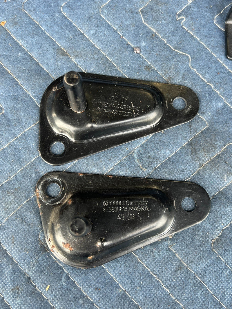 2005-2011 Audi A6 Rear Seat Lower Brackets w/ Hardware 8E9886177A OEM #3483EM