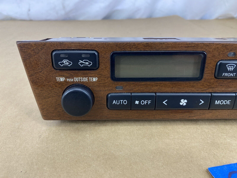 2000-2001 Lexus ES300 Wood Grain Heat AC Climate Control Switches OEM #2370E