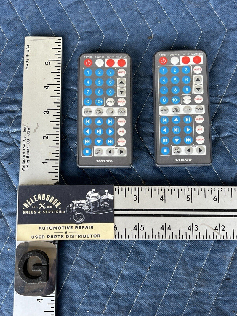 2008-2011 Volvo XC70 S80 XC90 Entertainment Remote Pair Navigation OEM #4298E