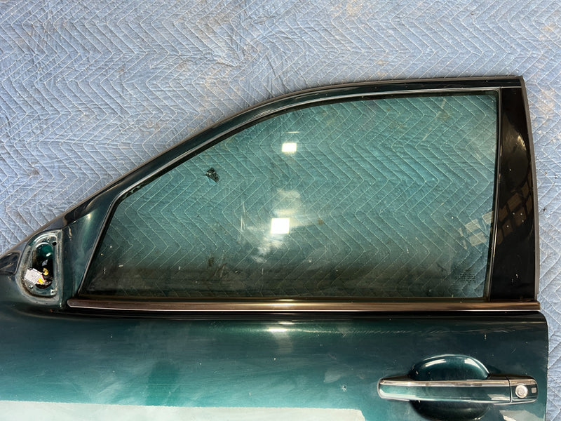 1998-2003 Mercedes W210 E320 Front Driver Left Door Assembly Green OEM #4730EM