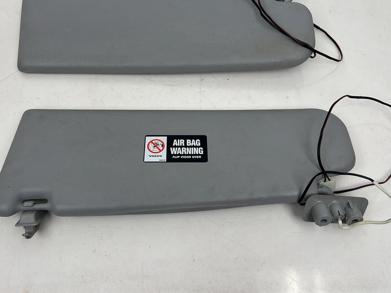 1998-2000 Volvo V70 S70 Left Right Sun Visor Shade Pair OEM