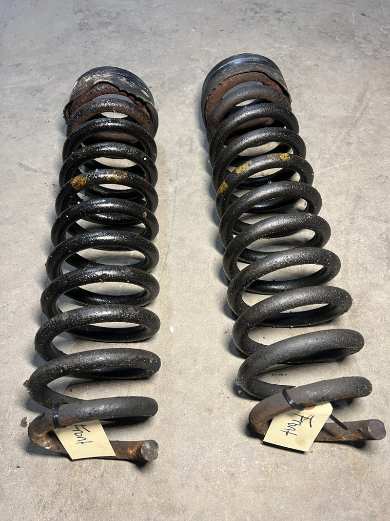 1986-1995 Mercedes 300D W124 Front Right Left Coil Spring Shock Pair OE #2746EM