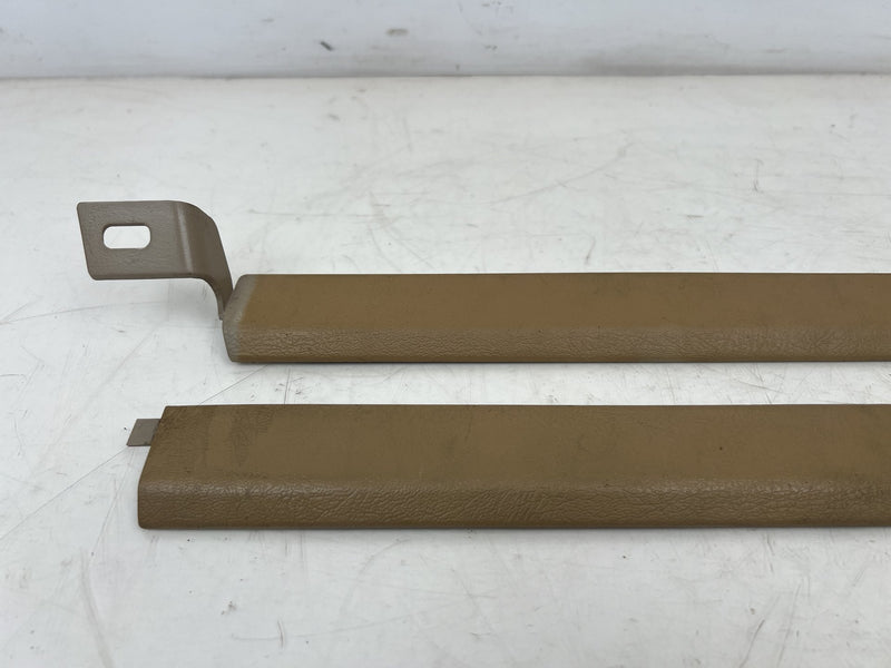 1992-1997 Volvo 850 850R Rear B to C Pillar Overhead Trim Pair Tan OEM #6792EM