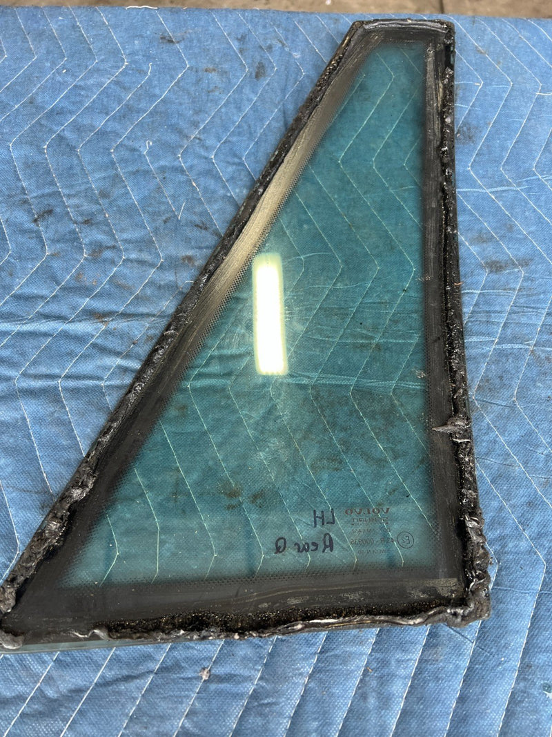1989-1995 Volvo 740 940 Sedan Driver Left Rear Quarter Window w/ Trim OE #3699EM
