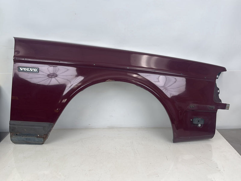 1986-1993 Volvo 240 242 244 245 Passenger Right RH Front Fender Maroon OEM #1AN