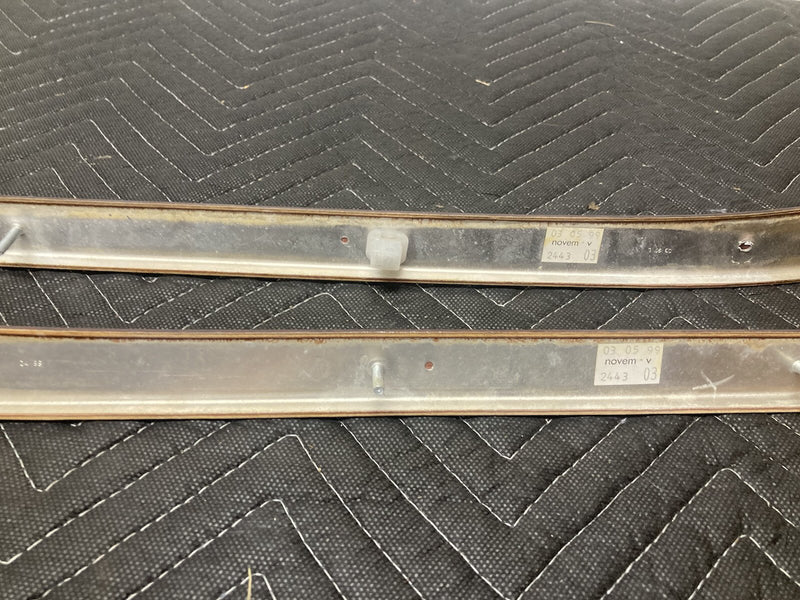 1997-2003 BMW 540i 528i Front LH RH Door Wood Trim Molding Vavona Pair OEM #128M