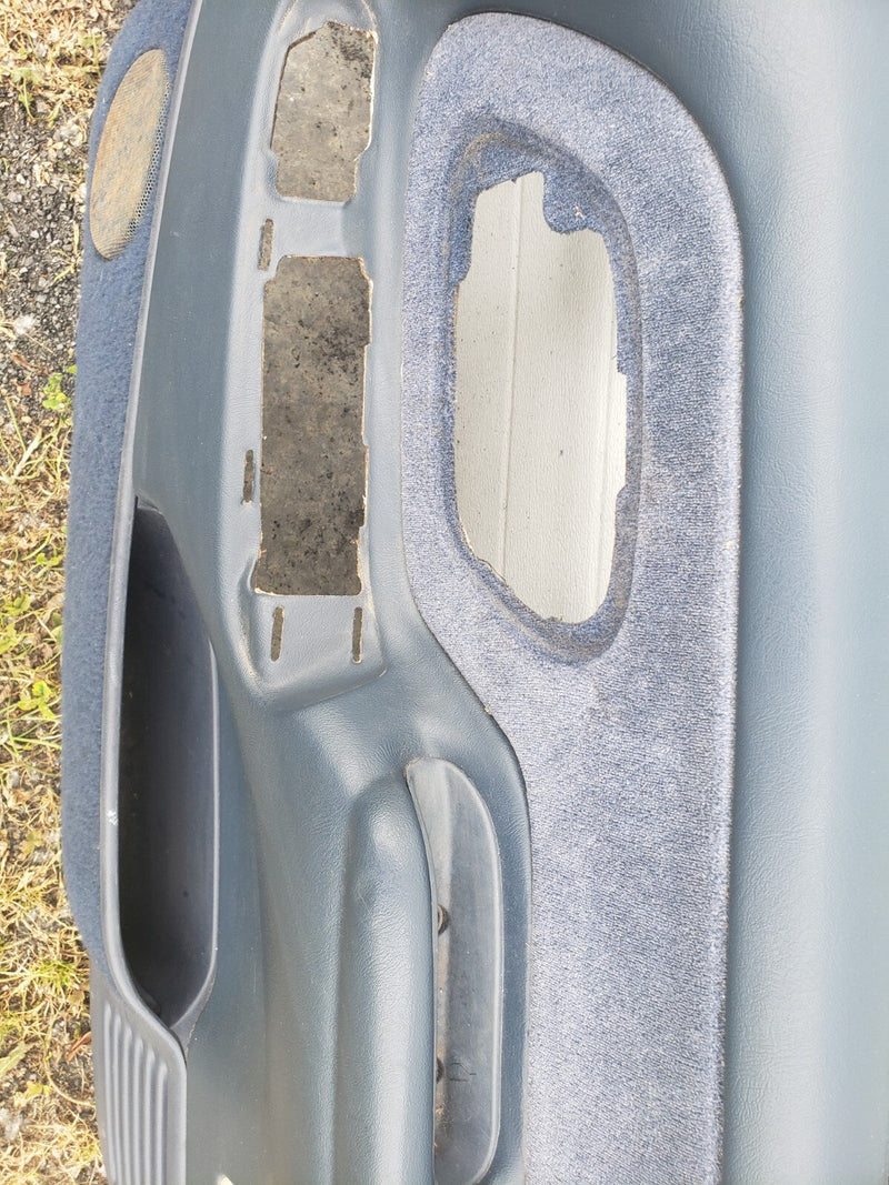 1988-1998 Chevy GMC GM 1500 C/K Blue Left & Right Door Card Panel Set OE #1060CN