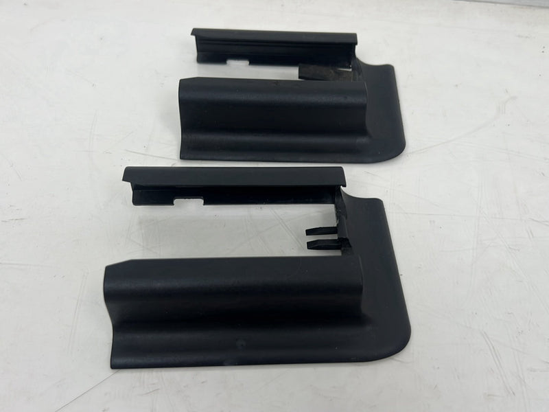 1996-2003 Audi S8 D2 A8 Right & Left Seat Track Trim Cover Set Black OEM #6442EM
