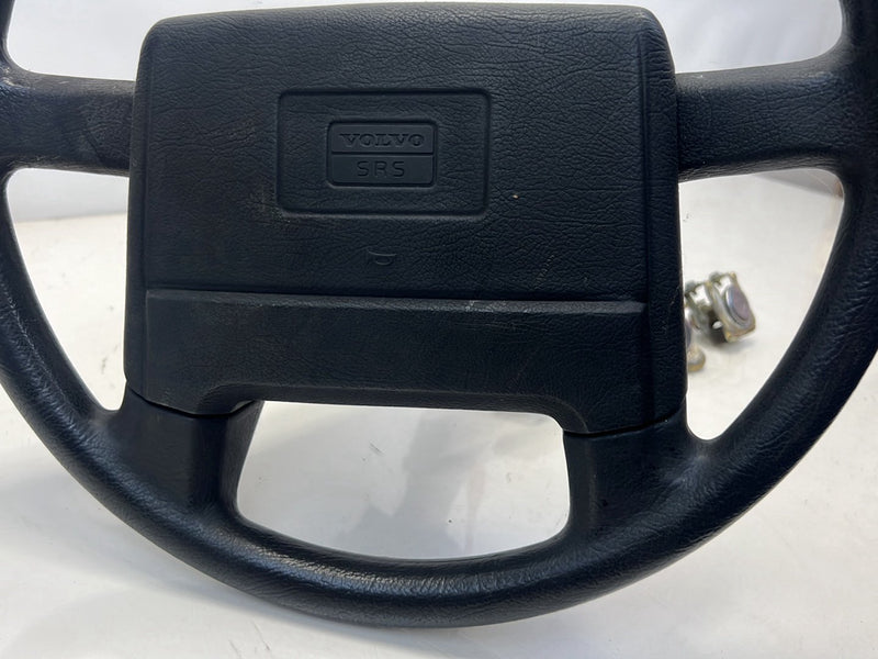 1986-1993 Volvo 240 244 Steering Wheel Column w/ Key + Door Lock Set OEM #5538EM