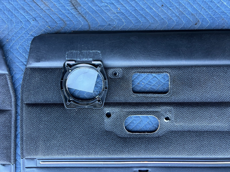 1986-1993 Volvo 240 244 *Sedan Only* Door Card Set of 4 Gray Black OEM #4374EM