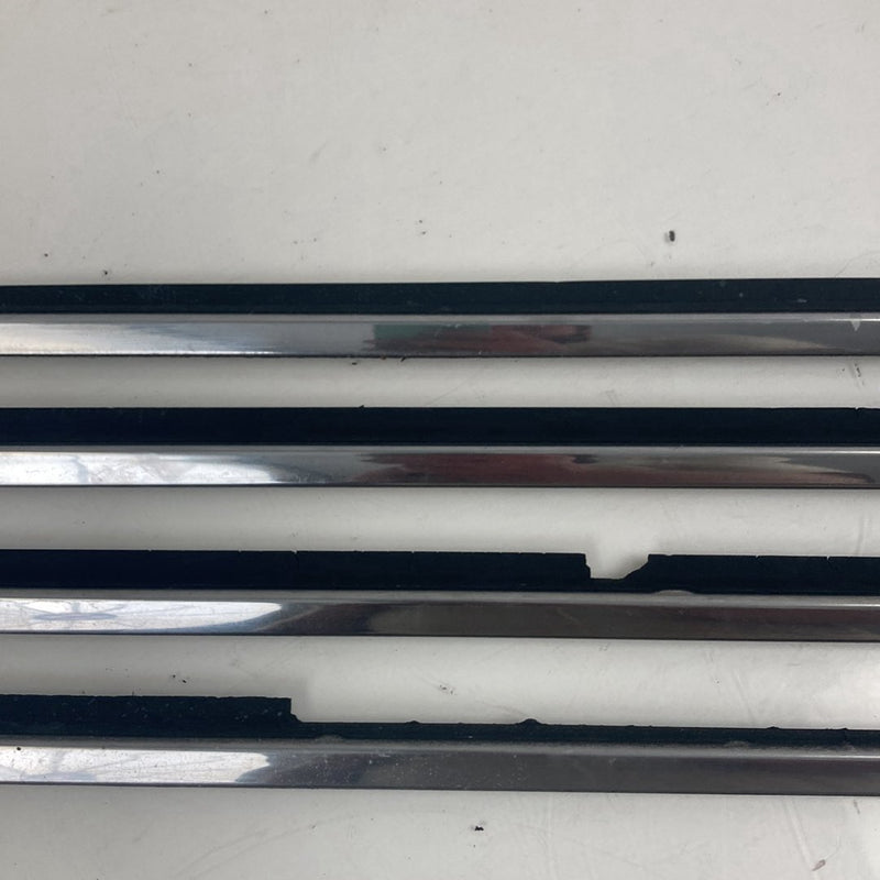 1975-1980 Volvo 244- Window Scraper Set of 4 Chrome Trim OEM #4902M