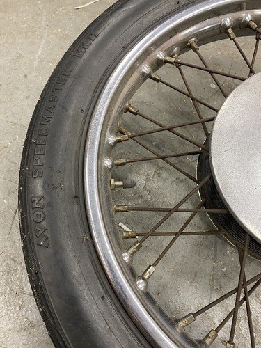 1966 Triumph Bonneville T120R T120 R 650 Trophy 17” TR6 Front Wheel Brake #1582E