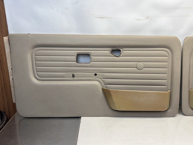 BMW 325i 318i E30 Beige Interior Door Card Panel Trim Set of 4 OEM #5538EM