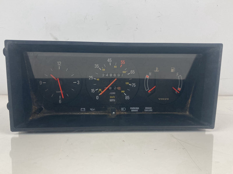 1975-1980 Volvo 244 Gauge Cluster Diesel Speedometer 1259826 1259860 OEM #4265M