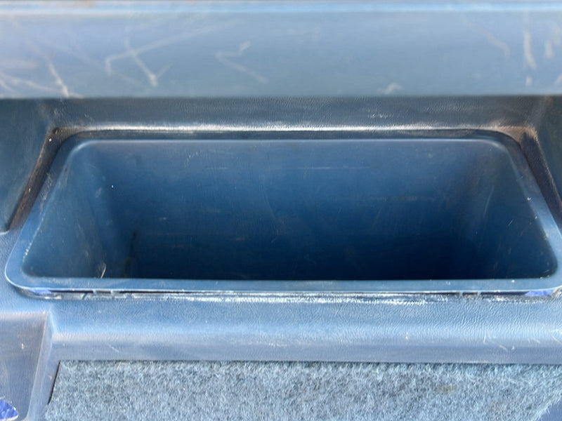 1995-1998 Chevrolet GMC K2500 Ext Cab Left Rear Panel Door Trim Blue OEM #5161EM