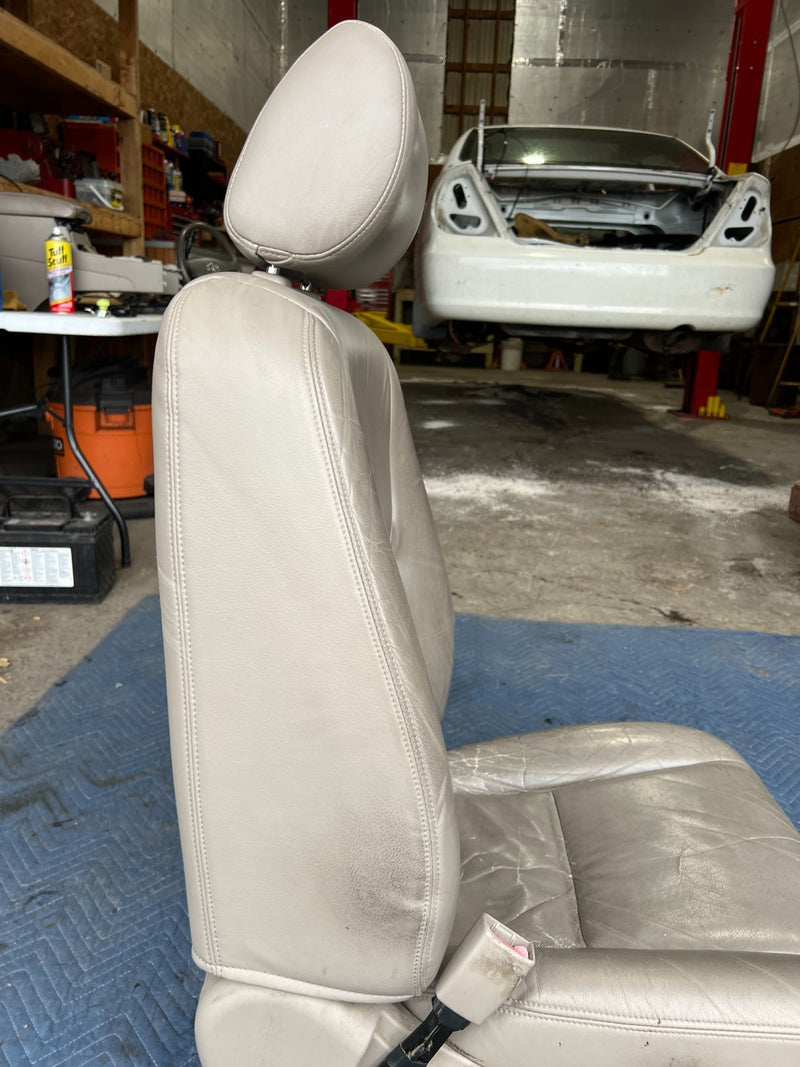 2002-2006 Toyota Camry Front Driver Left LH Seat Beige Leather OEM #5009EM