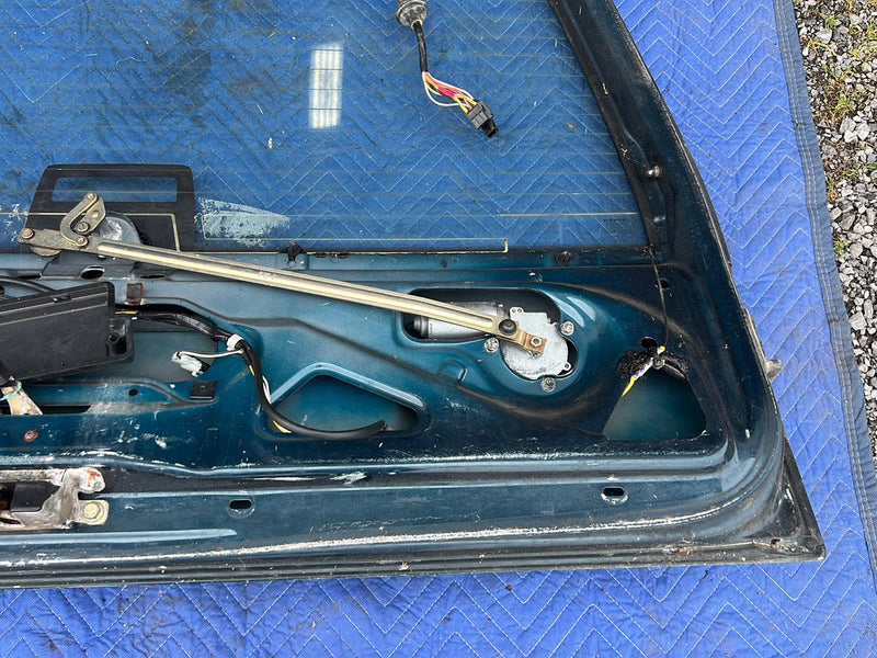 1990-1992 Volvo 740 745 940 Wagon Only Rear Hatch Panel Blue Green OEM #5999EM