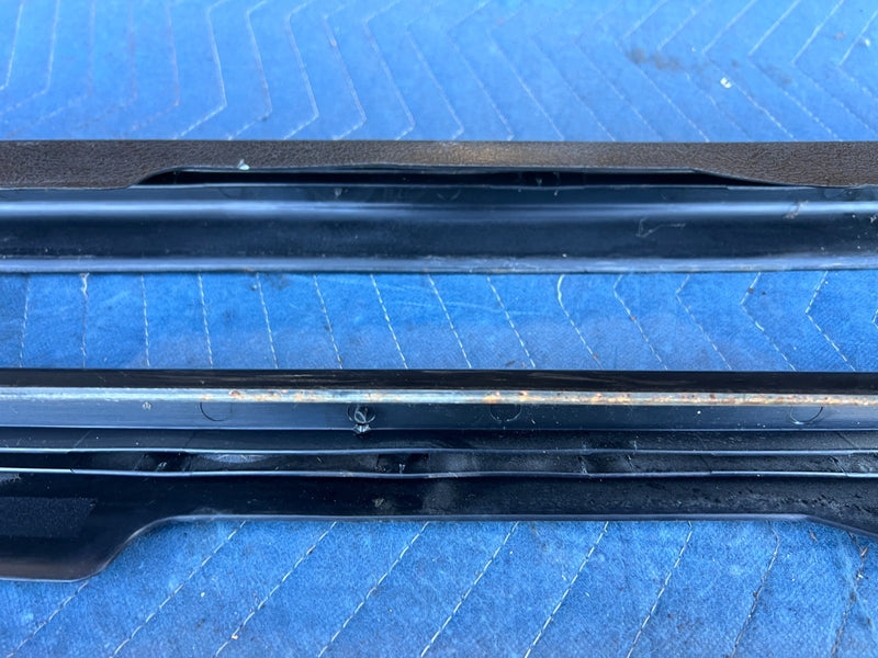 1986-1993 Volvo 240 244 Sedan Door Sill Scuff Trim Entry Black Set OEM #4388EM